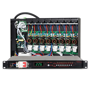Secuenciador de potencia digital de 8 canales de etapa profesional HG8 con función de control de red de interfaz RS232 - Product Image 1