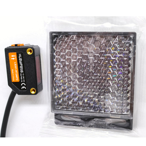 DC12 ~ 24V Infrarot licht NR. NC 2M Spiegel reflektor Quadratischer foto elektrischer Sensor erkennt transparente Objekte - Product Image 6
