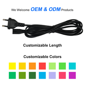 สายไฟ C7 2ขา VDE มาตรฐานยุโรป AC ทองแดงบริสุทธิ์สายไฟ IEC - Product Image 6