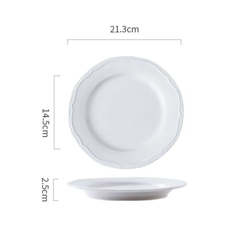 8.5 ''/plat