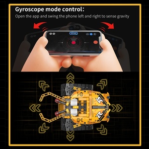 5 in 1 per bambini, APP per la programmazione di assemblaggi da te, robot telecomandati, stelo giocattolo, blocco rc, kit di costruzione di veicoli ingegneristici - Product Image 5