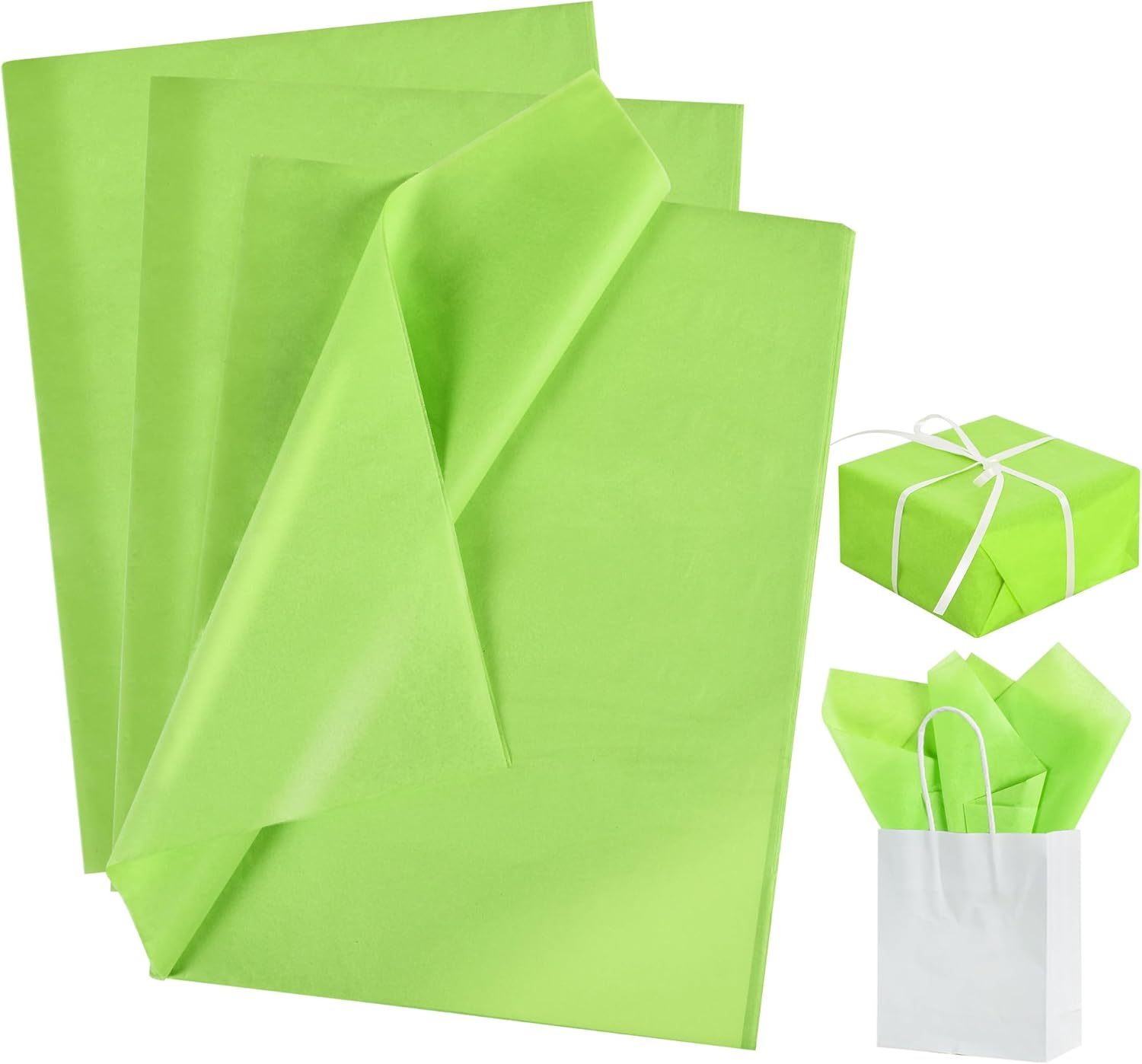 100 pièces-vert citron