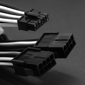 <strong>Basic</strong> 12Pin PCIe Extension Graphics Card Sleeved Cable 3090 ATX PSU Power Supply All PCs GPU Video Card Cord <strong>Computer</strong> - Product Image 2