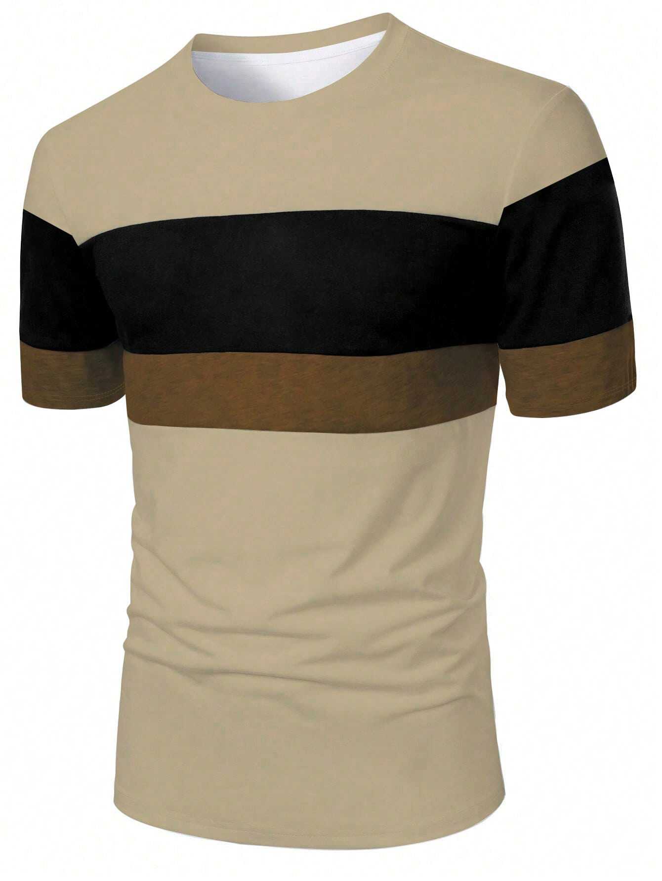 Light Khaki - Black - Dark Brown