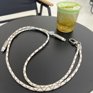 OEM Venta al por mayor Collar Cuerdas de teléfono Tipo C a tipo C Cable DE DATOS Carga rápida 60W - Product Image 2