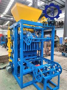 Máquina para hacer ladrillos, QTJ4-26c, bajo precio, Oberly, máquina para hacer bloques de 3 agujeros de hormigón entrelazado, a la venta en Kenia - Product Image 6