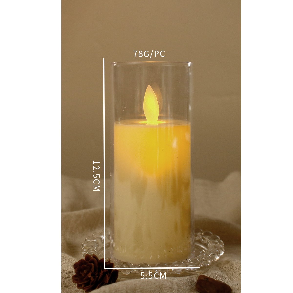 Ivory-5.5*12.5CM swing wick(1 PC)