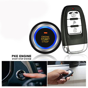 PKE Remote Control Car Alarm System Keyless Entry <strong>Push</strong> <strong>Button</strong> and Ignition <strong>Button</strong> /<strong>push</strong> One <strong>Button</strong> a <strong>Key</strong> to <strong>Start</strong> Engine <strong>Start</strong> - Product Image 6