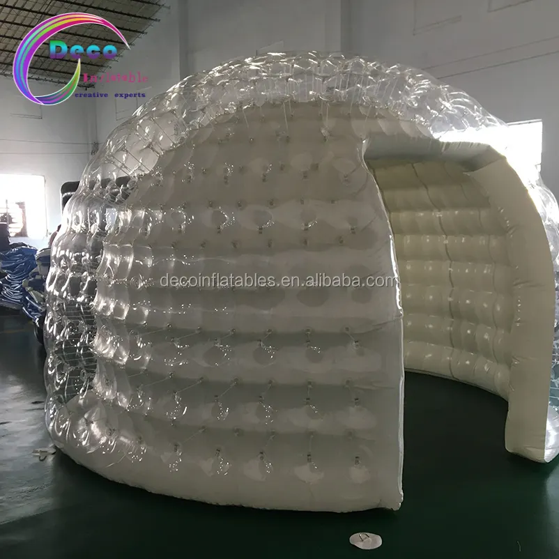 옥외 사건을 위한 거대한 팽창식 이글루 돔 집 공기 돔 천막