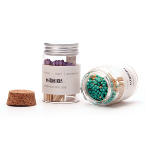 Factory Direct <strong>Sale</strong> Custom Private Label Handmade Personalized Custom <strong>Matches</strong> in Glass Jar with Metal Lid