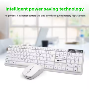 Bán Buôn W200 Bàn Phím Không Dây Và Chuột Thiết Lập Hệ Thống Treo Bàn Phím Cảm Thấy USB Receiver Văn Phòng Kinh Doanh Chìa Khóa Và Chuột - Product Image 4