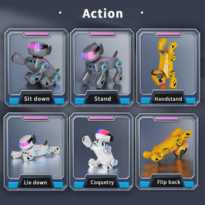 Wholesale Educational Music Electronic <strong>Remote</strong> <strong>Control</strong> <strong>Programming</strong> Interactive Smart Ai Simulation <strong>Robot</strong> Pet Dog Toy for Kid Boys - Product Image 4