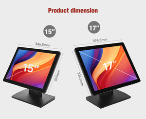 DC 12V Factory Price 15 17 19 22 Inch <strong>Lcd</strong> Touch Screen <strong>Monitor</strong> Vga Hd-mi <strong>Input</strong> Pos Touch Desktop Computer PARKING LOT <strong>Monitor</strong> - Product Image 3