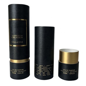 10ml 15ml 20ml 30ml 50ml 100ml Glass Bottle Recyclable Custom Round <strong>Cardboard</strong> Cylinder Packaging Box Paper <strong>Tube</strong> Black - Product Image 3