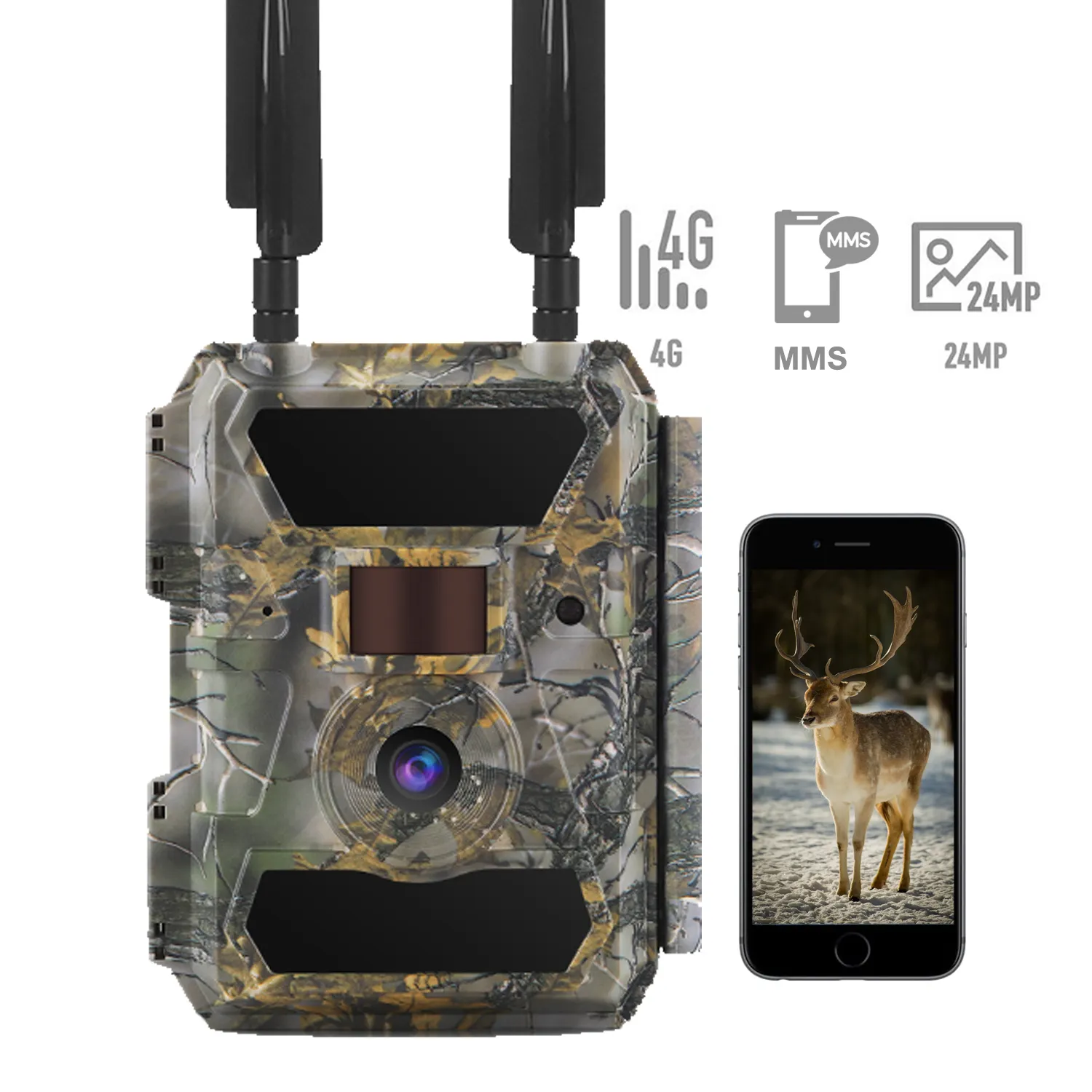 Willfine 4G Wildwild Hertencamera Smtp Wilde Dieren Gps Tracking Cam Jachtpad Camera