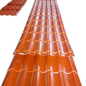 Düşük fiyatlı galvanizli Galvalume Calamine GI oluklu çelik çatı kaplama levhası renk kesme işleme hizmeti ile kaplanmış - Product Image 1