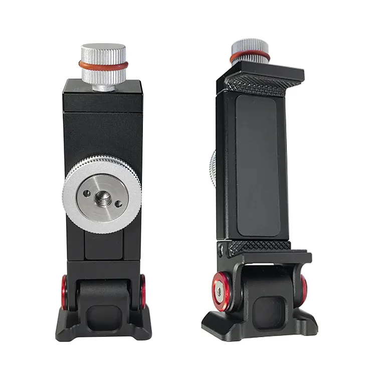 Tripé personalizável adaptador de montagem 360 rotação amostras grátis suporte de clipe para celular Arca Interface Suíça acessórios para câmera