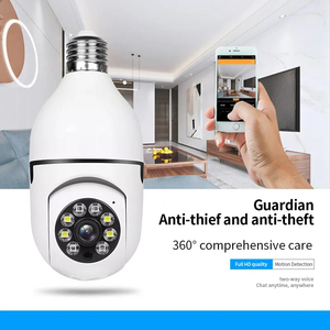 Светодиодная лампочка 1080P камера безопасности с 2,4 ГГц Wi-Fi 360 градусов панорамная беспроводная домашняя ip-камера наблюдения - Product Image 6