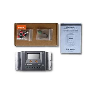 Lumiax-controlador de 40A, regulador USB de 12V/24V, sistema de carga Solar para el hogar, pantalla LCD, PWM, 2 USB - Product Image 4