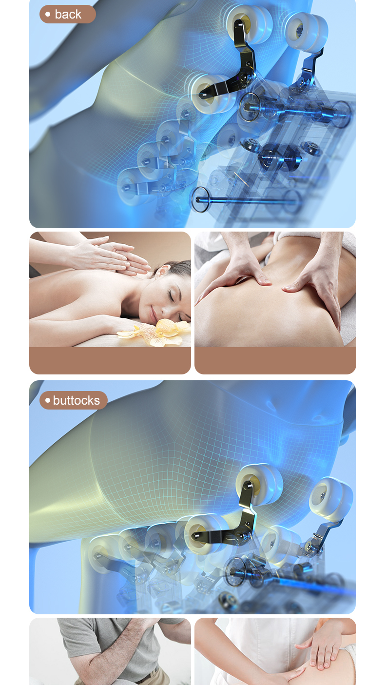 Jare V6 Luxury Automatic Shiatsu Kneading Cheap New Design Electric Zero Gravity Heated Home Body Care 4D Massage Chair