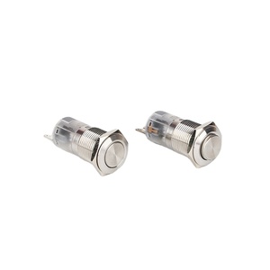 16mm impermeabile 3pin 6pin 1NO1NC 2NO2NC IP67 momentaneo SPDT DPDT 12v 24v 220V interruttore a pulsante - Product Image 1