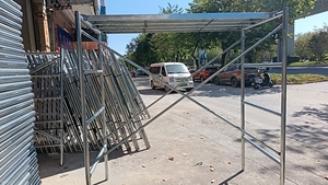 Scaffold <strong>Frame</strong> <strong>System</strong> Steel Metal <strong>Ladder</strong> H <strong>Frame</strong> Facade <strong>Scaffolding</strong> Concrete <strong>Ladder</strong> <strong>Frame</strong> Scaffold for Construction - Product Image 3