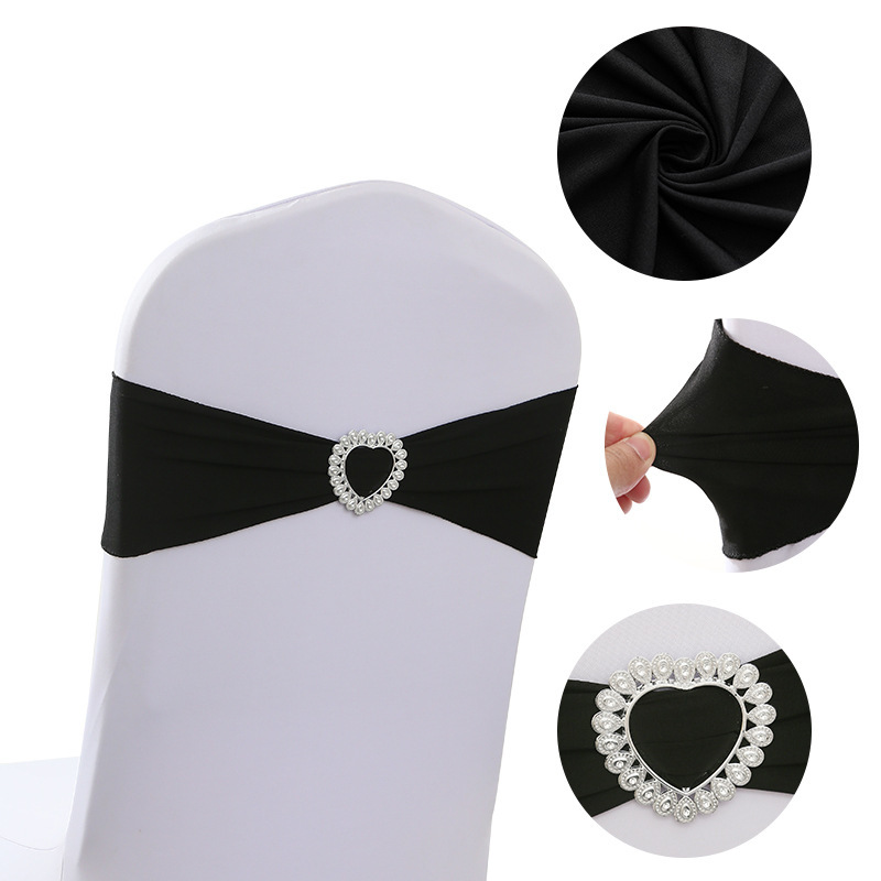 Bague-overlock en forme de coeur noir 14cm35cm