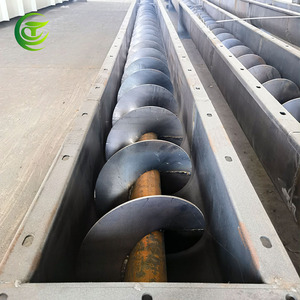 Giá rẻ linh hoạt vít băng tải chìm ăn xi măng hộp số nghiêng cứng vôi bột bụi vít băng tải cho gỗ chip - Product Image 6