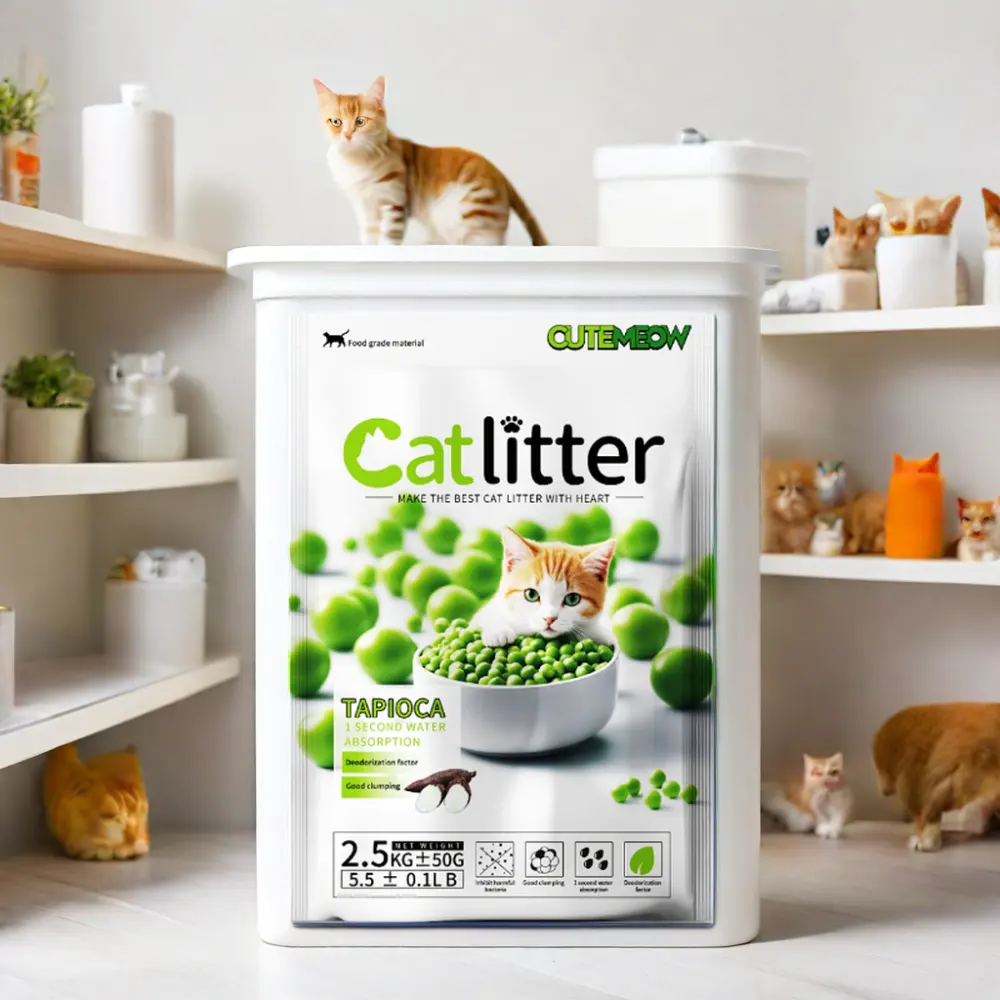 Premium Cassava Cat Litter