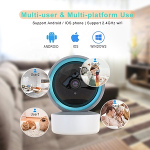 กล้องไอพีทีไออาร์ระบบรักษาความปลอดภัย3MP ความละเอียดสูง2.4กิกะเฮิร์ตซ์5กิกะเฮิร์ตซ์กล้องติดตามมนุษย์ Wi-Fi แบบสองทิศทางกล้อง IP ติดตามอัตโนมัติพูดคุยได้สองทาง