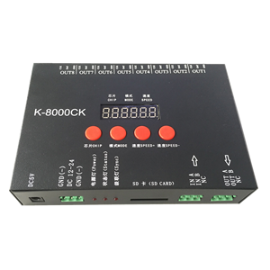 พิกเซล IC ไล่ล่าตัวควบคุมไฟคริสต์มาส T-1000B K-1000C T-4000 K-8000CK T-8000C ควบคุมสีเต็มรูปแบบสำหรับไฟพิกเซล LED - Product Image 2