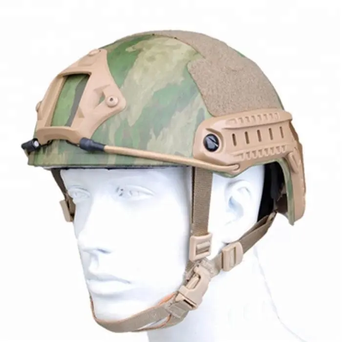 사이드 레일이있는 ACH PE 압축 방탄 헬멧 금형