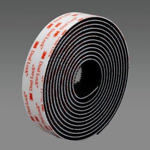 Easy Alignment Black 3M Self Adhesive <strong>Elastic</strong> Magic <strong>Hook</strong> and <strong>Loop</strong> Dual Lock Tape - Product Image 3
