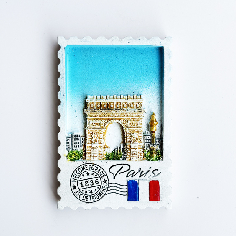 Post all'arco di trionfo in francia