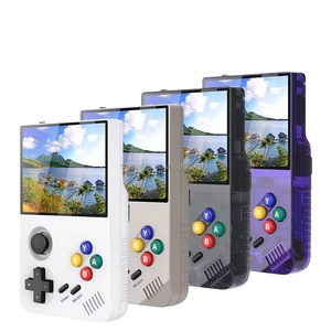 Mini macchina da gioco portatile M19 costruire nel sistema EmuELEC supporto 26 tipi di simulatori per giocare 3.5 pollici Display LCD scatole nere - Product Image 1