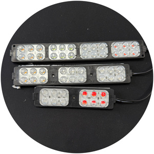 โมดูล LED 12V 650-720LM ความสว่างสูง LED สีแดง + น้ำเงินแฟลช180*26มม. ไฟด้านข้างรถยนต์12V 24V ไฟกระพริบโมดูล LED - Product Image 4
