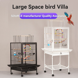 Yaşam tasarrufu büyük papağan kafes kaçış geçirmez tasarım 5 ikinci temiz tepsi mutlu kuşlar amerika birleşik devletleri'nde % üreme kafesi Viral garanti - Product Image 4