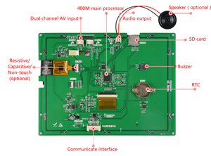 DACAI 8-Zoll-MCU-Schnittstelle RS232 Non-Touch-LCD-Display für kapazitive Bildschirme mit Multi-Touch-Audio ausgang - Product Image 5