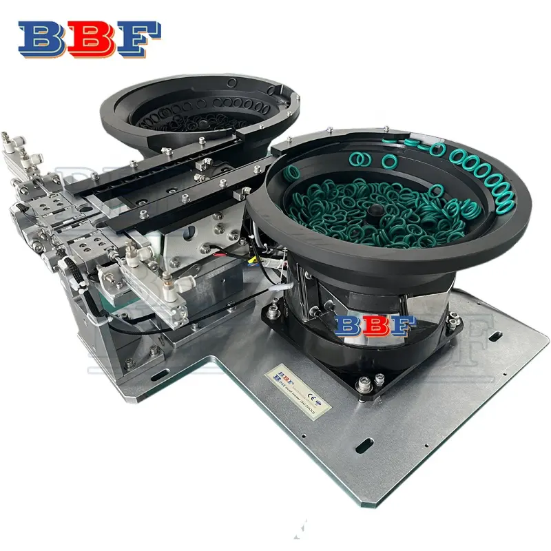 BBF New Design Double Parts Feeder Vibratory Bowl Feeder For O-rings