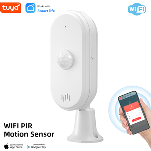 图雅智能WiFi PIR探测器由电池供电红外运动传感器报警智能家居安全系统与智能生活配合使用 - Product Image 2