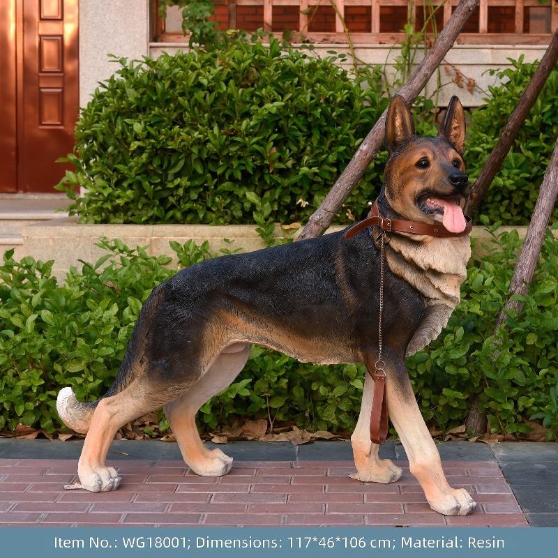 extra-large standing wolf dog sound