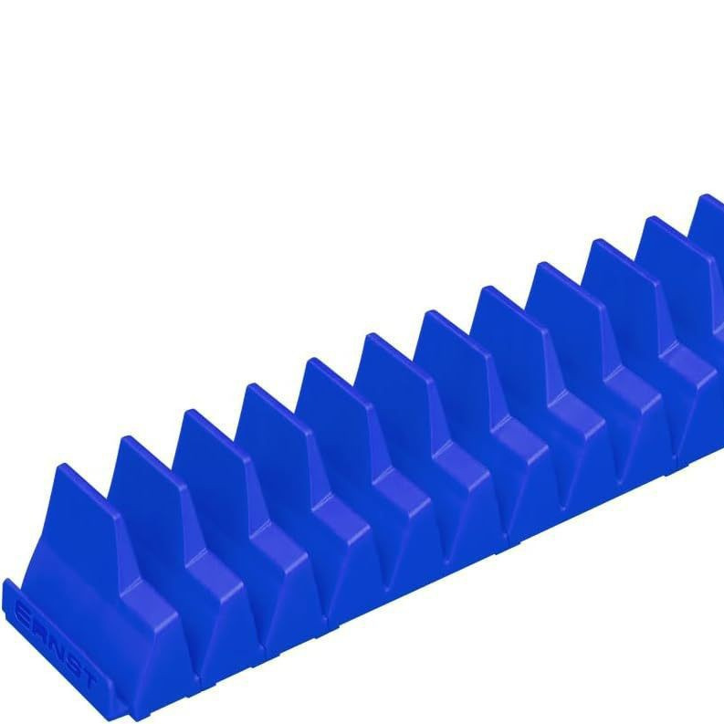 100-piece blue wrench organizer set
