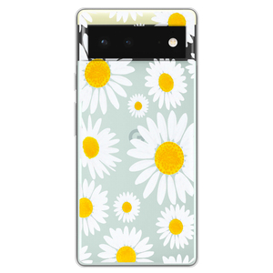 เคสโทรศัพท์ลายดอกไม้สำหรับ Google Pixel 10 Pro เคสป้องกันแฟชั่นสำหรับ Pixel 2 3 4 XL 6ลายดอกเดซี่นิ่มกันกระแทก - Product Image 1