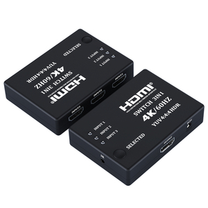 <strong>5</strong> 3 In <strong>1</strong> Out 2.0 <strong>Switch</strong> 3X1 Switcher 5x1 With IR Remote Control HDCP 2.2 4K 60Hz HDR Converter For PS4 <strong>5</strong> TV - Product Image 3
