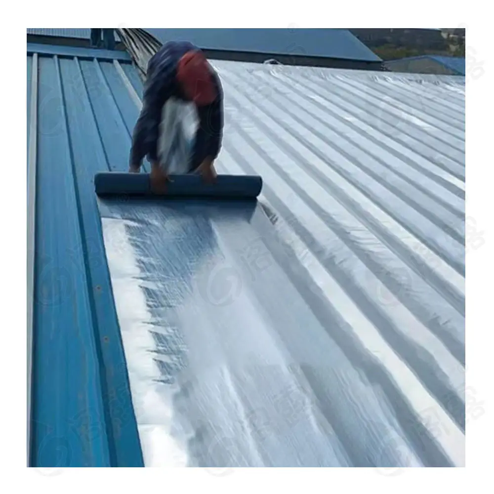 Foglio di isolamento termico riflettente ecologico per tetto commerciale, rullo impermeabile impermeabile in gomma EPDM e rotolo Master.