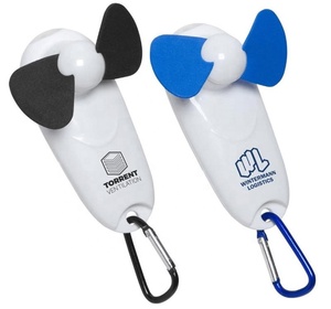 Sản Phẩm Mới 2023 Quạt Leo Núi Thể Thao Làm Mát Chạy Bằng Pin Di Động Kích Thước Bỏ Túi Với Đèn Pin Mini - Product Image 1