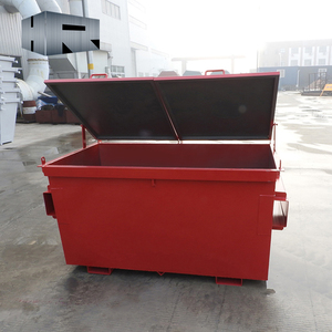Kapak metal ekipman konteyner atık yönetimi veya katı atık geri dönüşüm ile yüksek kaliteli ön yük kutusu - Product Image 3