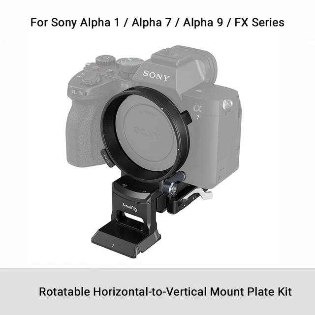 สีดำ สำหรับ Sony A1 A7 A9 FX