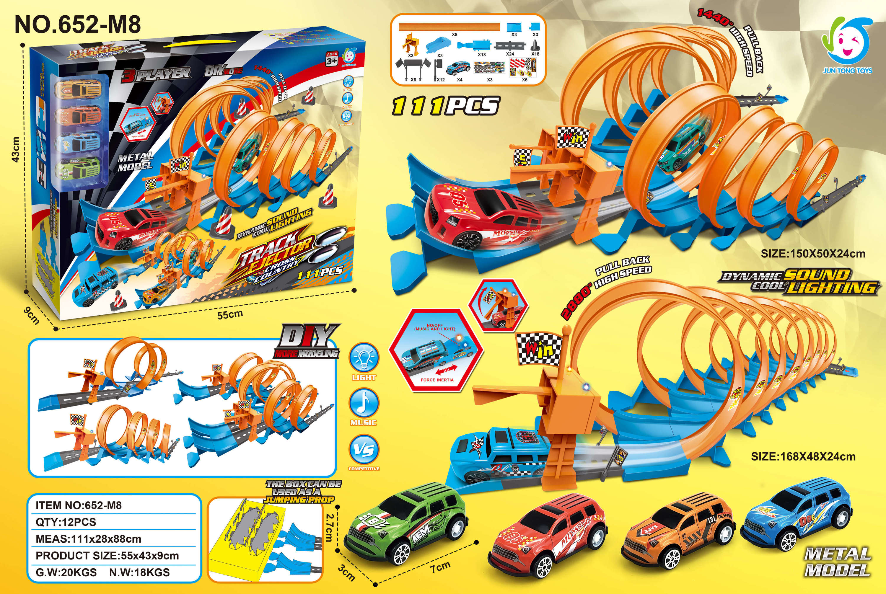 652-M8111pcs piezas