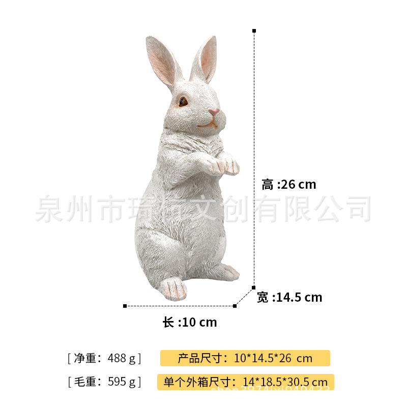 White Rabbit - Standing Posture